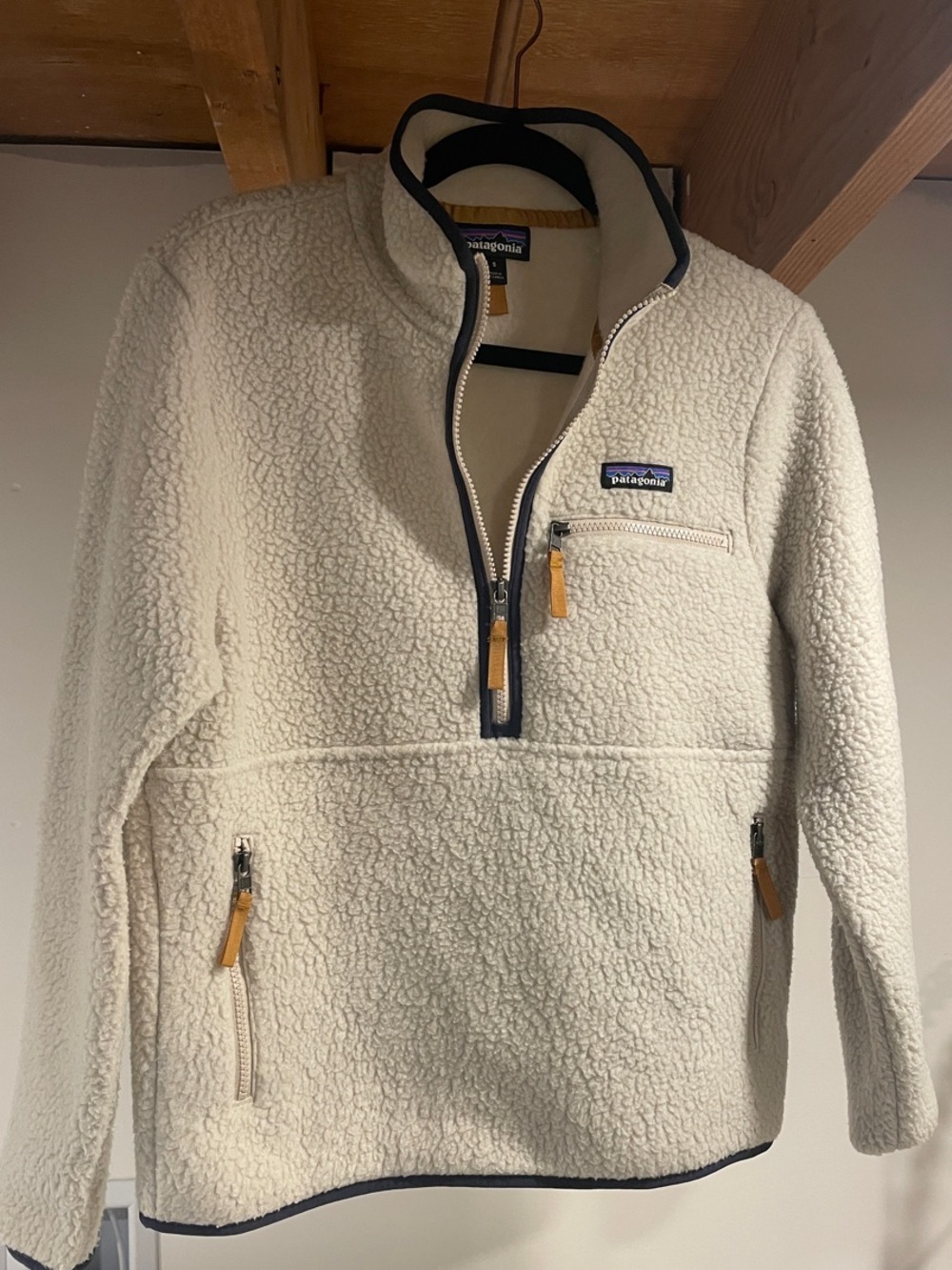 Patagonia Cream Sherpa Pullover